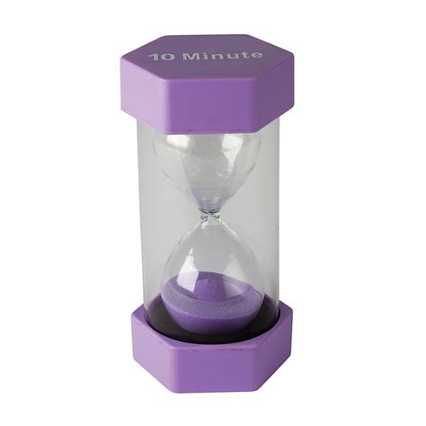 Maybe you would like to learn more about one of these? Large Sand Timer, 10 Minute, Purple - TCR20675 | Teacher ...