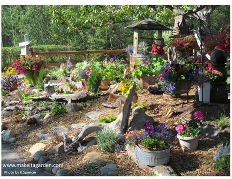Clever Use Of Driftwood Makes A Happy Garden Make It A Garden