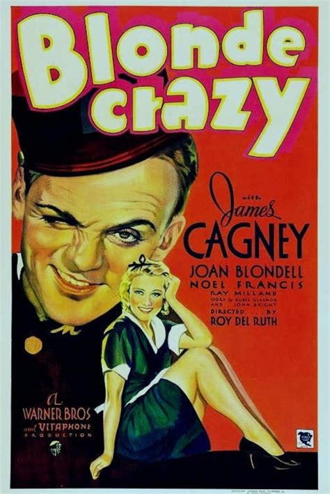 Blonde Crazy 1931 James Cagney Joan Blondell Etsy