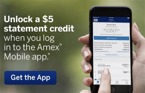 Upon payment with the city bank issued american express platinum, gold & greenblue credit cards. YMMV $5 Statement Credit From American Express For First Time App User - Doctor Of Credit