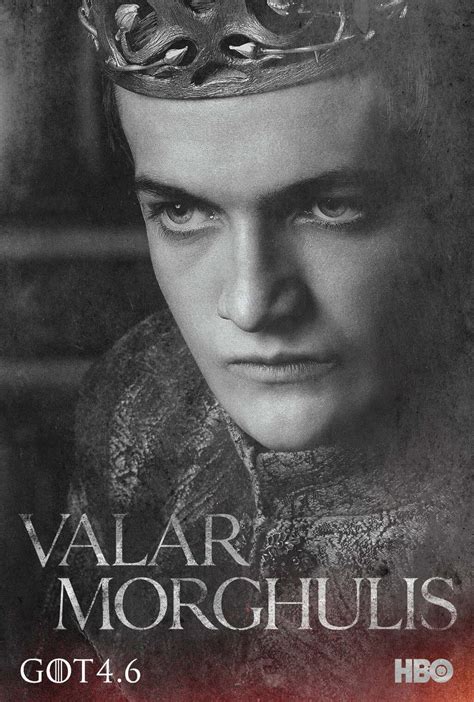Game of thrones season 4 was formally commissioned by hbo on april 2, 2013, following a substantial increase in audience figures between the second and third seasons. Game Of Thrones: Joffrey season 4 character poster