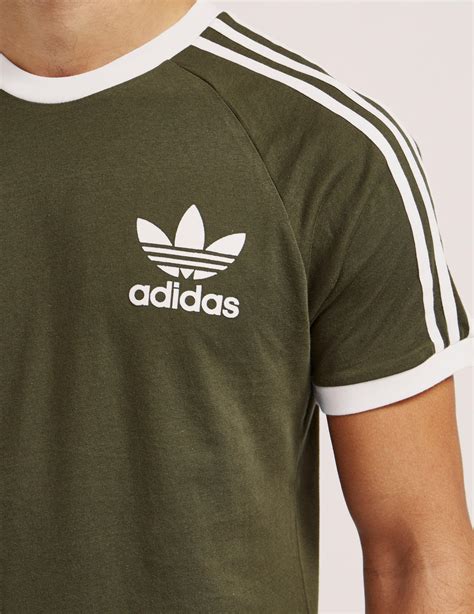 Adidas Originals Cotton California Short Sleeve T Shirt In Green For