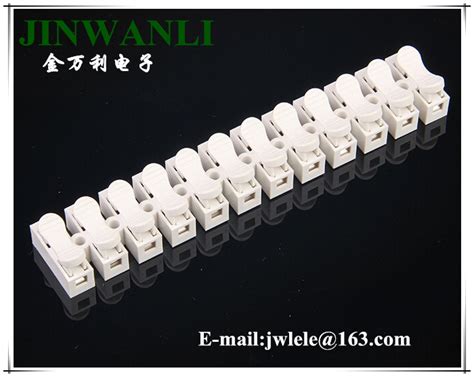 Push In Wire Screwless 10a Terminal Blocks For Strip Lights China Quick Connect Terminal And