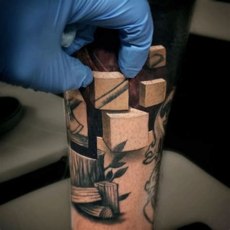 Just like this next showcase of amazing tattoo collection we have for all you guys today. Optical Illusion Tattoos Reveal Worlds Beneath Skin by ...