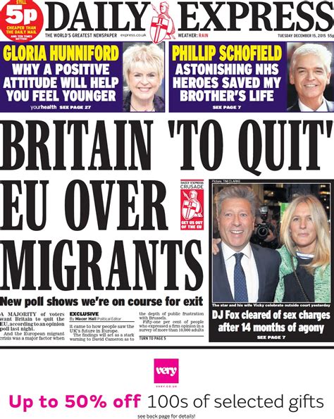 Nick Sutton On Twitter Tuesdays Daily Express Front Page Britain