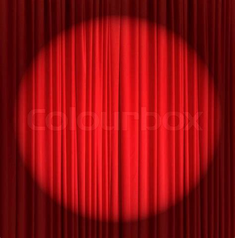 Red Silk Curtain Background Stock Photo Colourbox