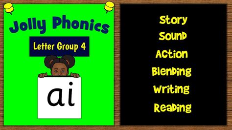 Jolly Phonics Ai Story Vocabulary And Blending Youtube