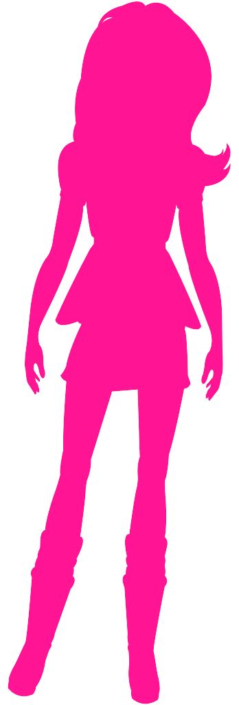 Barbie Silhouette Free Vector Silhouettes