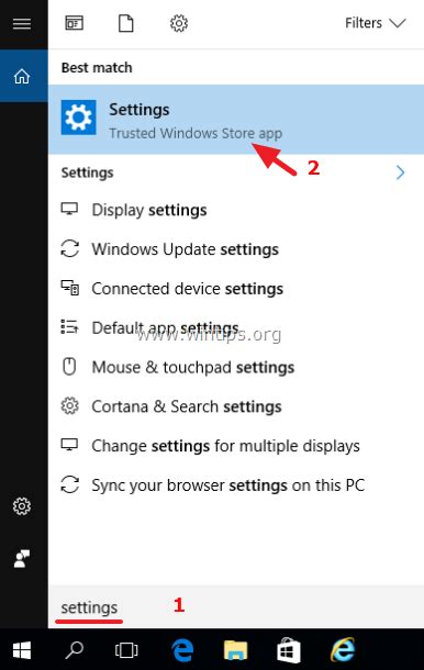 Fix Settings Icon Missing From Windows 10 Start Menu Solved