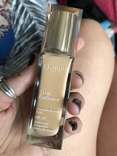 Clarins True Radiance Foundation reviews in Foundation ...