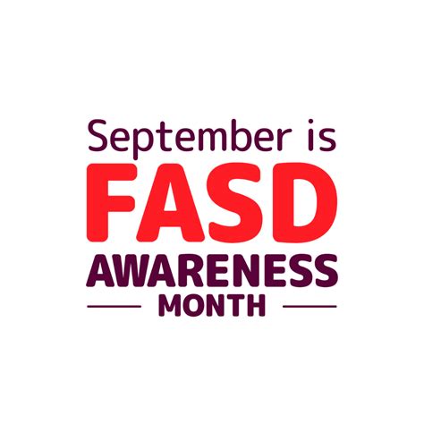 September Awareness Month Logos National Fasd