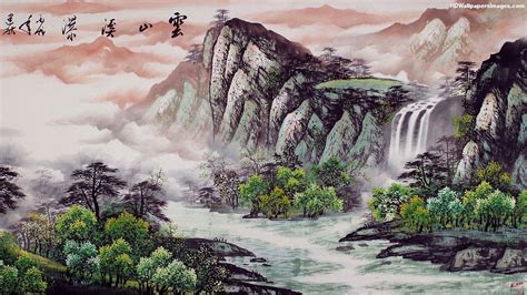Japanese Landscape Painting Images 1440×810 그림