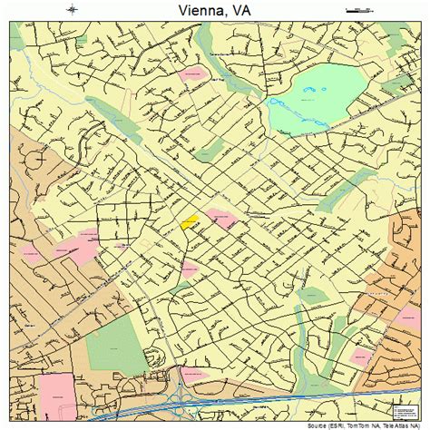 Vienna Virginia Street Map 5181072