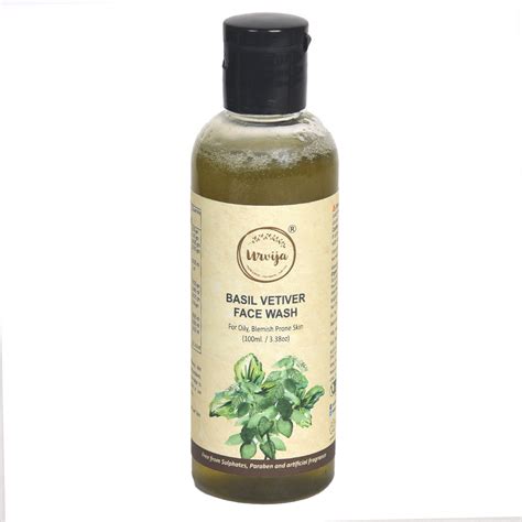 Buy Urvija Basil Vetiver Face Wash 100 Ml Online Purplle