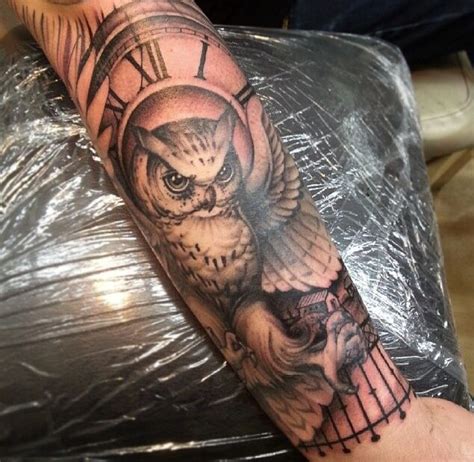 When an owl design or owl feather is incorporated with a skull tattoo then it becomes representative of death. Owl Sleeve Tattoos Designs, Ideas and Meaning | Tattoos ...