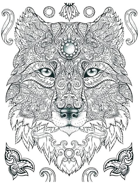 Coloring Pages For Adults Difficult Animals M Tripafethna