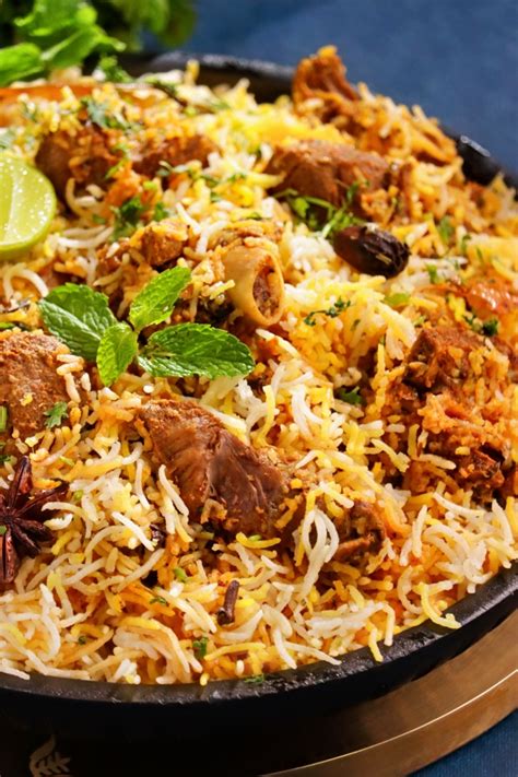 Hyderabad Bawarchi Style Mutton Dum Biryani Vismai Food