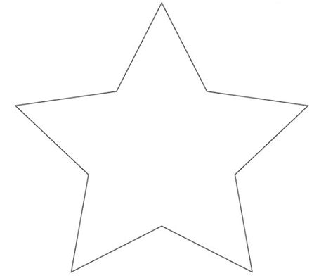 4 Best Images Of Star Template Printable Different Sizes Stars