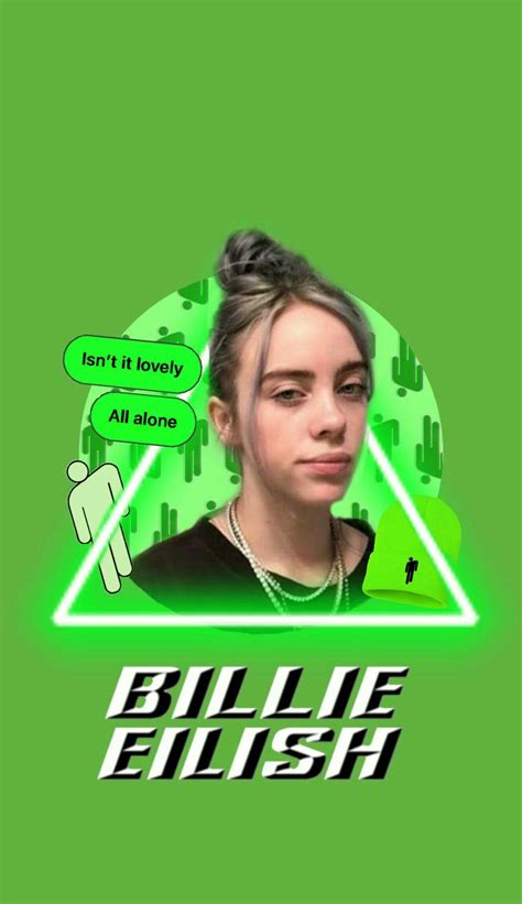Billie Eilish Wallpaper Green