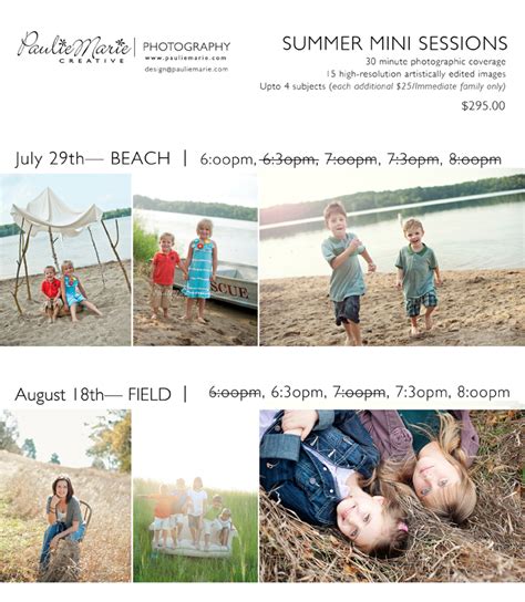 Summer Mini Sessions Lifestyle Photographer Pauliemarie Creative