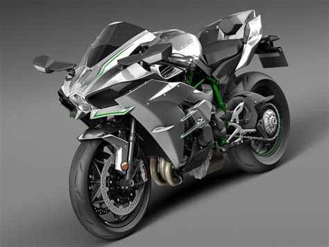 It is yet to make an official debut worldwide but, kawasaki has already disclosed the design and peak power output value for the motorcycle. Kawasaki Ninja H2R 2015 3D Model MAX OBJ 3DS FBX C4D LWO ...