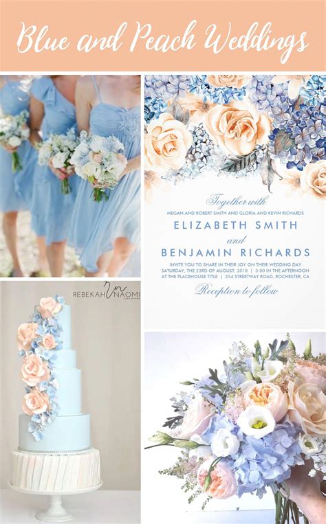 Achieving The Perfect Dusty Blue And Peach Wedding Jenniemarieweddings