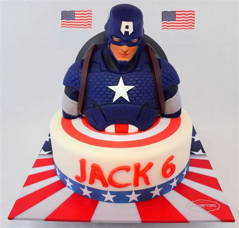 Cool Captain America Birthday Cake Between The Pages Blog
