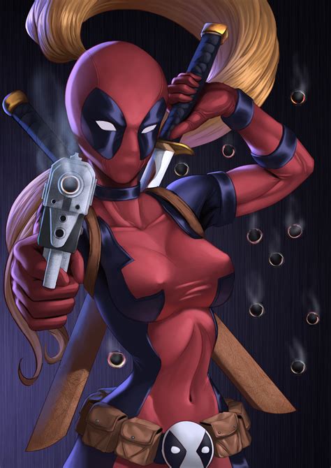 Lady Deadpool Marvel Drawn By Zamberz Danbooru