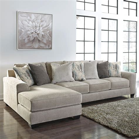 Benchcraft Ardsley Contemporary Piece Sectional With Left Chaise