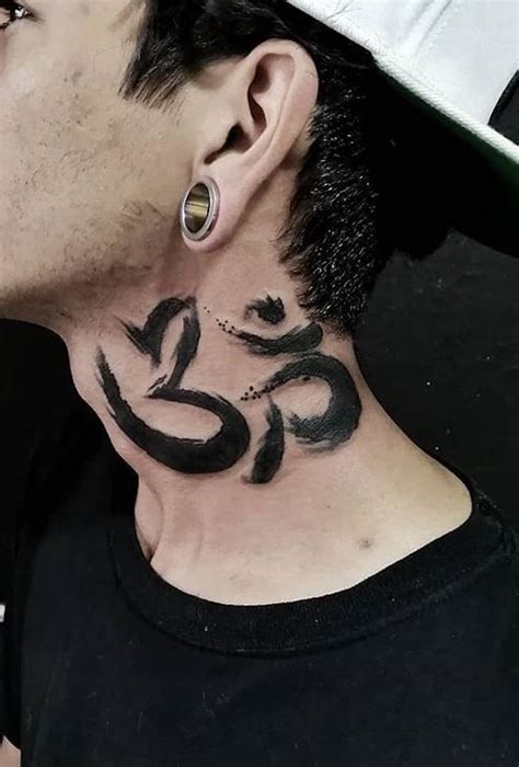 215 Trendy Neck Tattoos You Must See Tattoo Me Now Neck Tattoo For