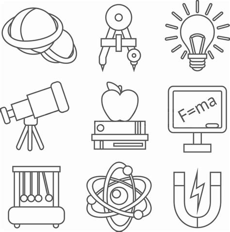 Maybe you would like to learn more about one of these? Science tools Coloring Pages in 2020 (With images ...
