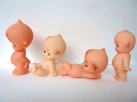 Vintage Four 1960s Vinyl Kewpie Dolls Etsy