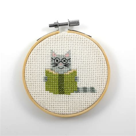 For more information on our privacy policy, please read our t&cs.here. Summer cat reading a book cross stitch pattern cat cross ...