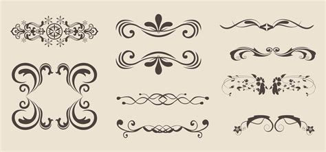 Decorative Ornaments Vector Art Icons And Graphics For Free Download