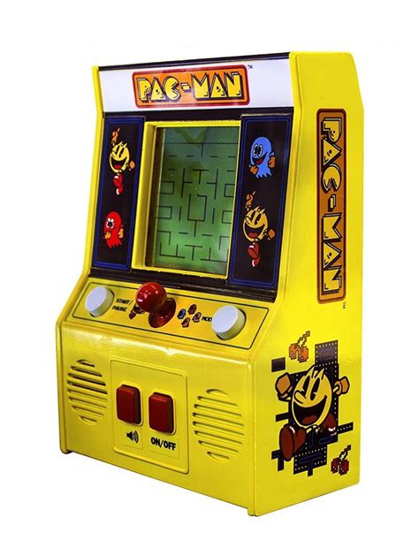 Game Arcade Mini Pac Man Pacman Machine Vintage Classic Play Video