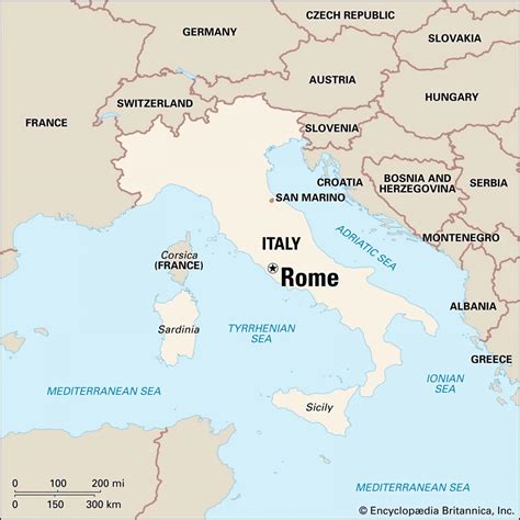 Rome Country Map Political Map Of Rome Lazio Italy