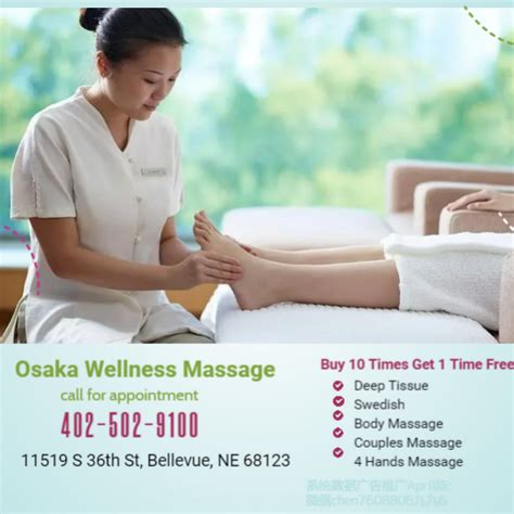 Osaka Wellness Massage Massage Spa In Belleall For Appointment 20off Couples Massage