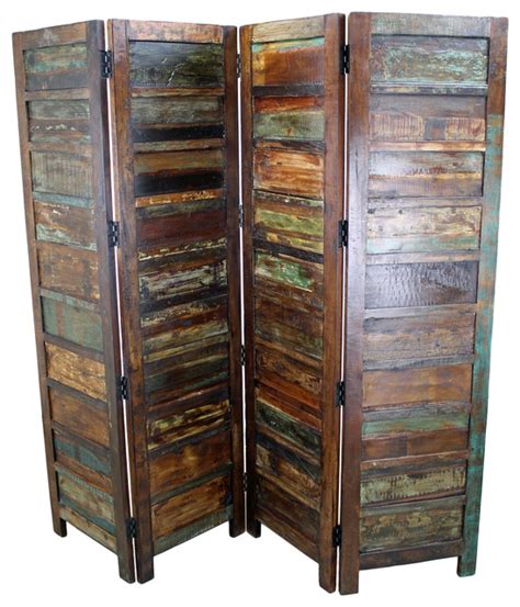 Mexicali Rustic Wood Room Divider Rustic Screens And Room Dividers