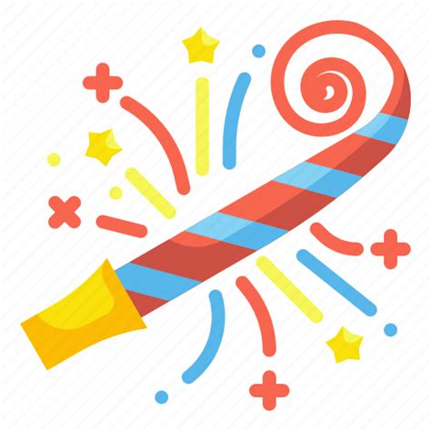 Whistle Blower Party Celebration New Year Birthday Icon