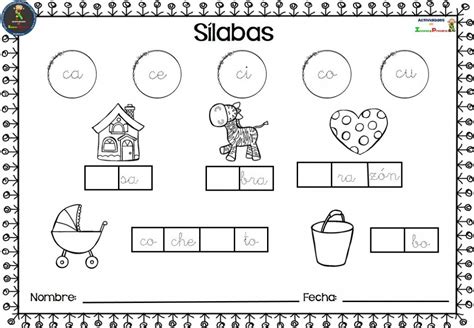 Palabras De 3 Silabas Para Niños Silabas Actividades 246
