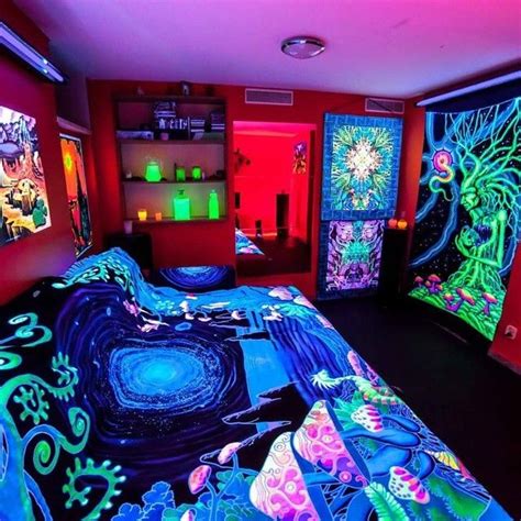 Ozdoof Artistry And Events Black Lights Bedroom Trippy Room Hippy Room