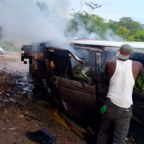 16 Passengers Burnt Beyond Recognition In Fatal Accident Photos