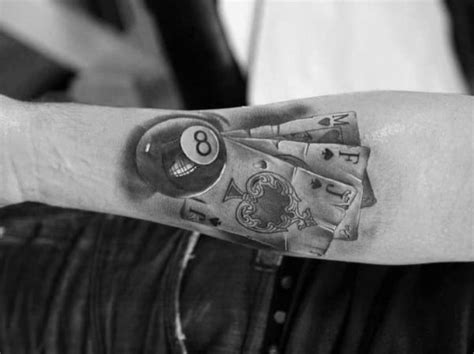 Other specifying may incorporate a wood grain design on the cross, or the crown of thistles amidst the check of hanging off one of the arms. Top 40 Best 8 Ball Tattoo Designs For Men - Billiards Ink ...