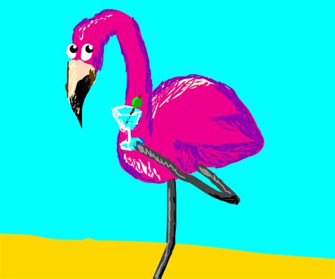 Drunken Flamingo Drawception