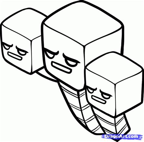 Minecraft Coloring Pages Sketch Coloring Page