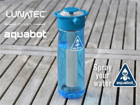 Aquabot Makes Your Water Bottle Spray 25 Feet Aquabot Water Bottle