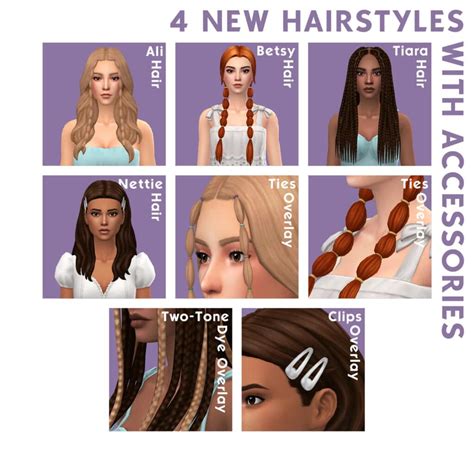 Four New Sims 4 Cc Hairstyles To Brighten Your Summer