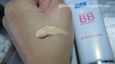 You might have seen the slew of reviews that appeared when this was launched about a year ago but i held back because i wasn't sure about it. Gale Loves Colors: Review: Hada Labo BB Whitening Cream