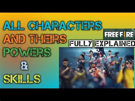 Free fire best headshot sensitivity tricks tamil | headshot tricks and tips tamil free fire tricks and tips tamil, free. Free Fire Characters and Their Skills/Powers | TAMIL ...