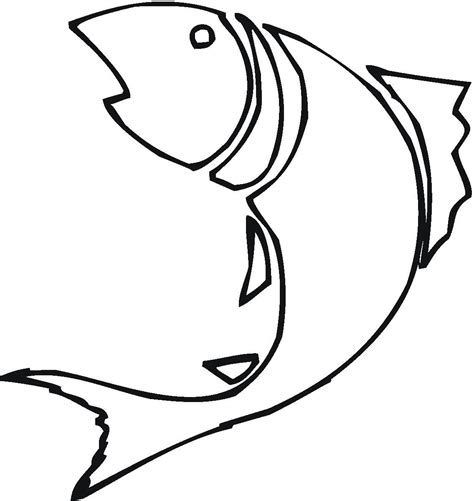 Fish Outline Picture Clipart Best